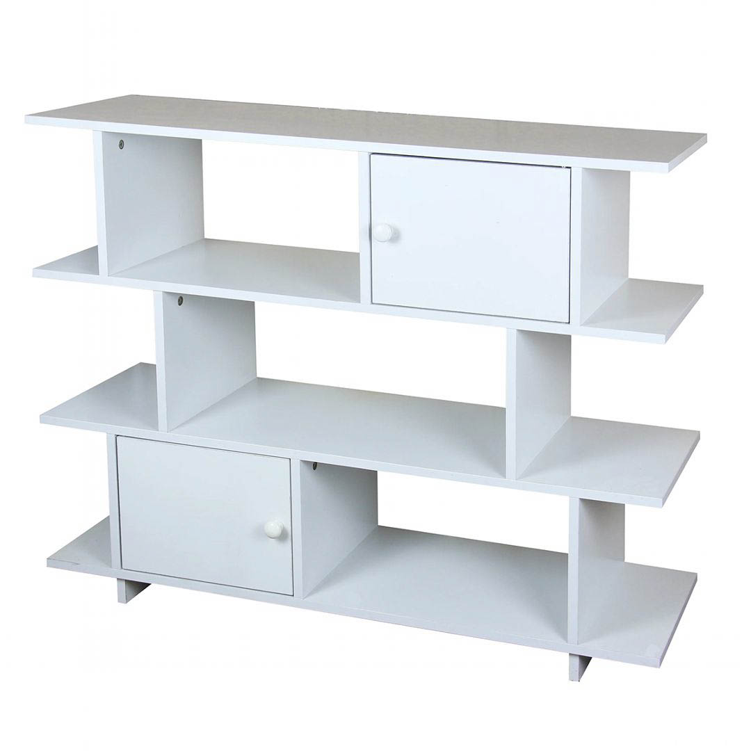 Kệ sách gia đình từ gỗ công nghiệp MDF màu xanh SMLIFE Bucksworth