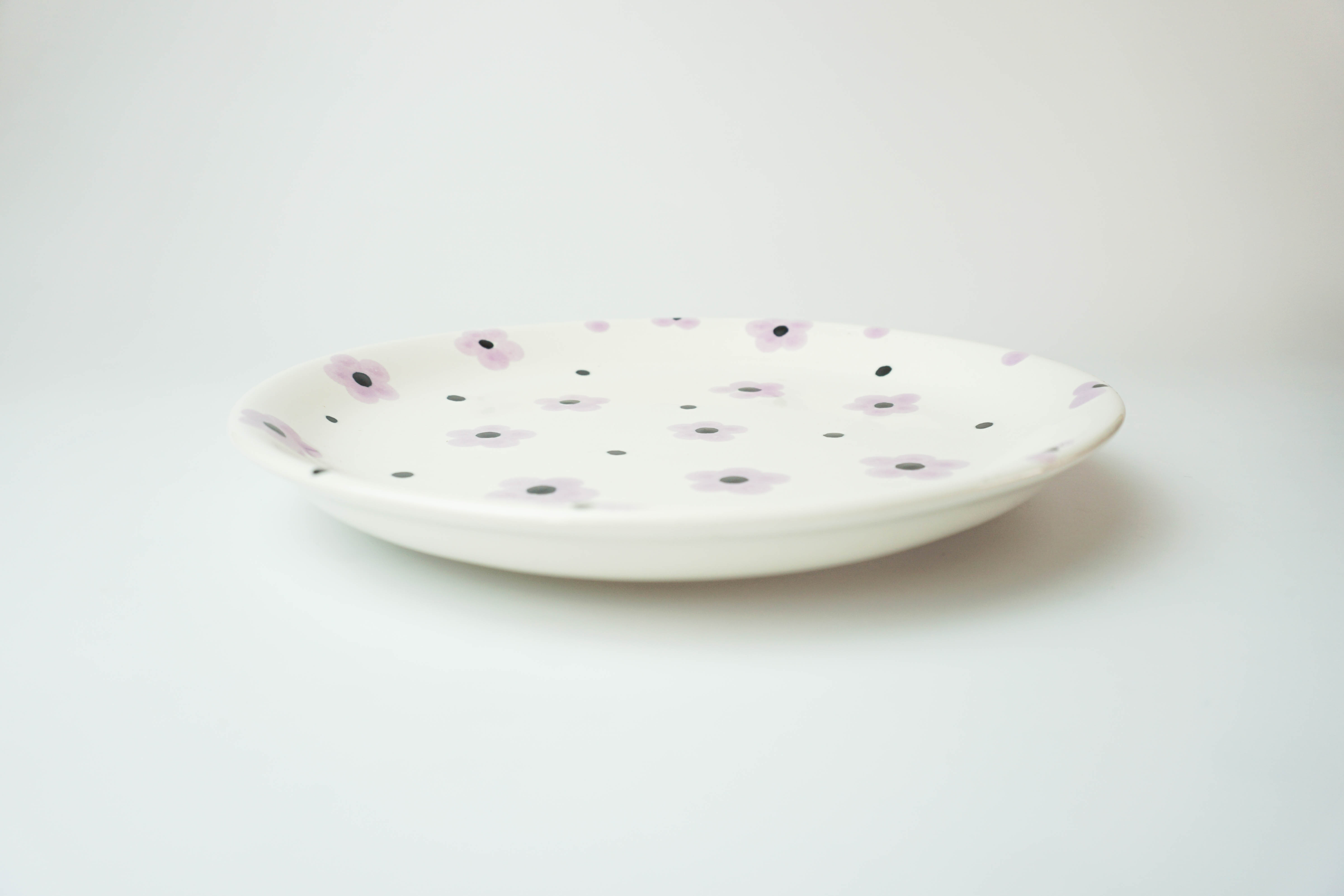 Dĩa tròn 01 (18cm) - Họa tiết Li Ti