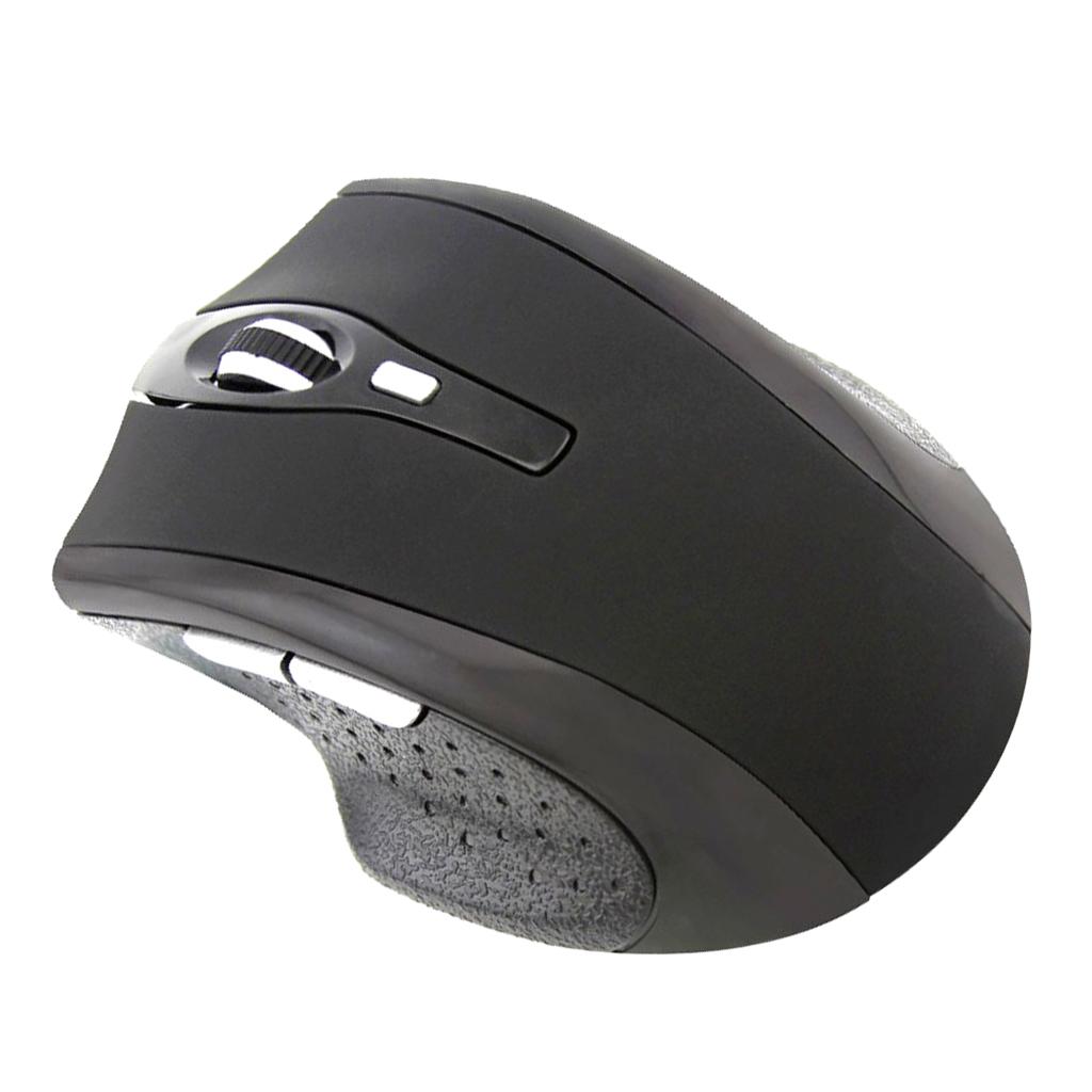 Sunnimix Silent Click Bluetooth Không Dây Chơi Game, 1000 DPI 2.4 GHz Quang Không Dây Chuột Cho Máy Tính Máy Tính Đen