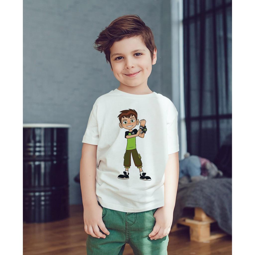 Áo Thun Bé Trai - Ben ten - Hoạt Hình Ben Ten Cao Cấp