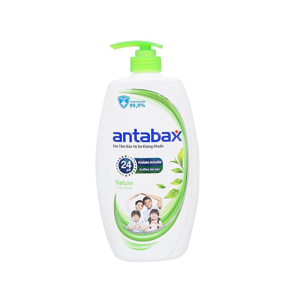 Sữa Tắm Bảo Vệ Da Kháng Khuẩn Antabax Nature Thiên Nhiên 900ml