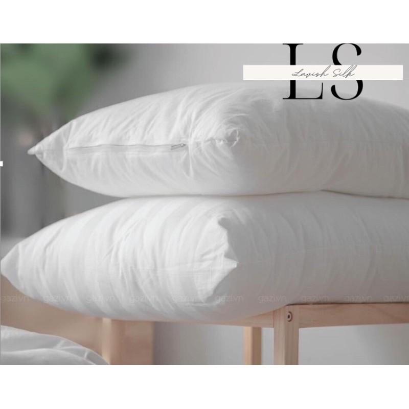 Hình ảnh Gối Lông Vũ Cao Cấp Lavish Silk êm ái dành cho gia đình và khách sạn - Sọc 3F