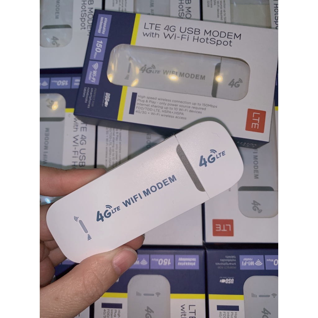 Usb Phát WIFI 4G LTE Di động - Hàng Chuẩn Tốc độ Cao - Bộ Phát Wifi Mini