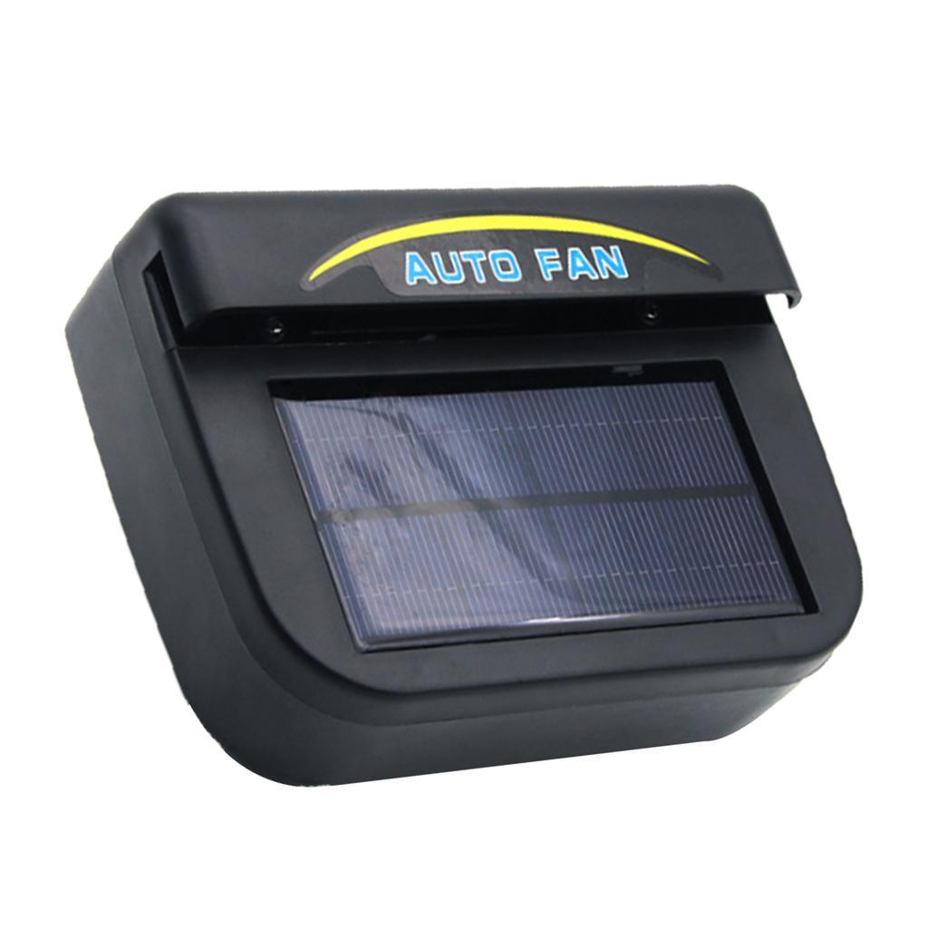 Automobile Cooler Ventilation Fan Air Vent Exhaust Heat Fan Solar Energy Powered Vehicle Car Auto with Rubber Strip