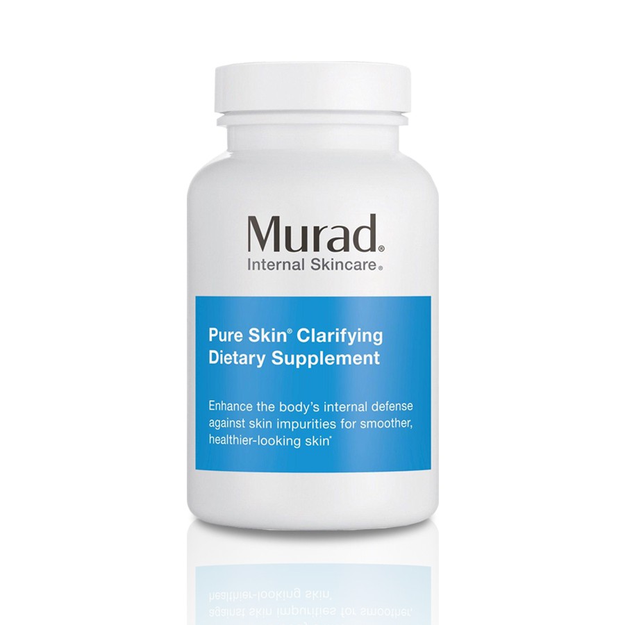 Bộ Murad Acne: Viên uống mụn Pure Skin Clarifying 120 viên + Gel Dưỡng Oil-Free Water 47ml TẶNG 30 Days Acne Kit