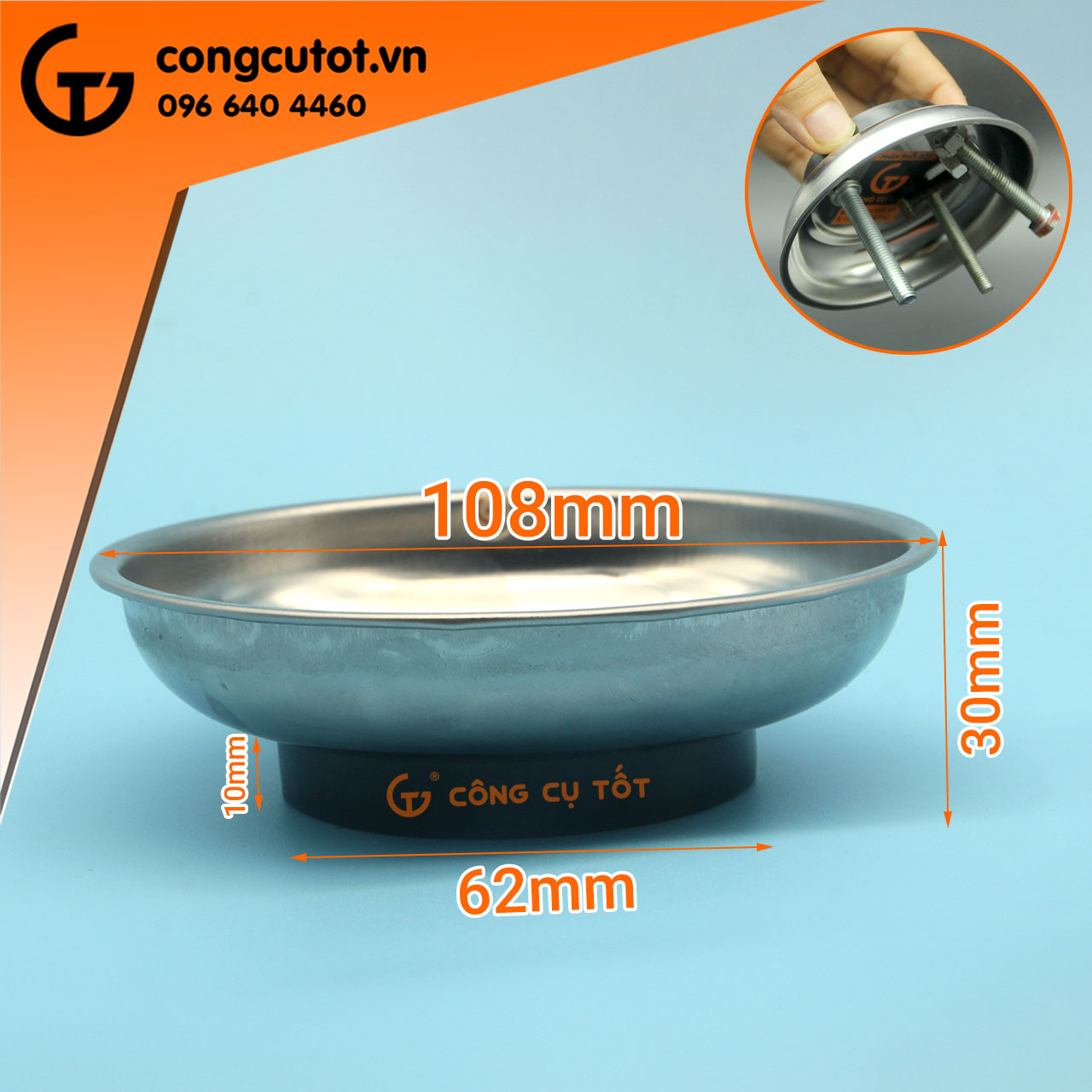 Đĩa dụng cụ từ tính 4 inch