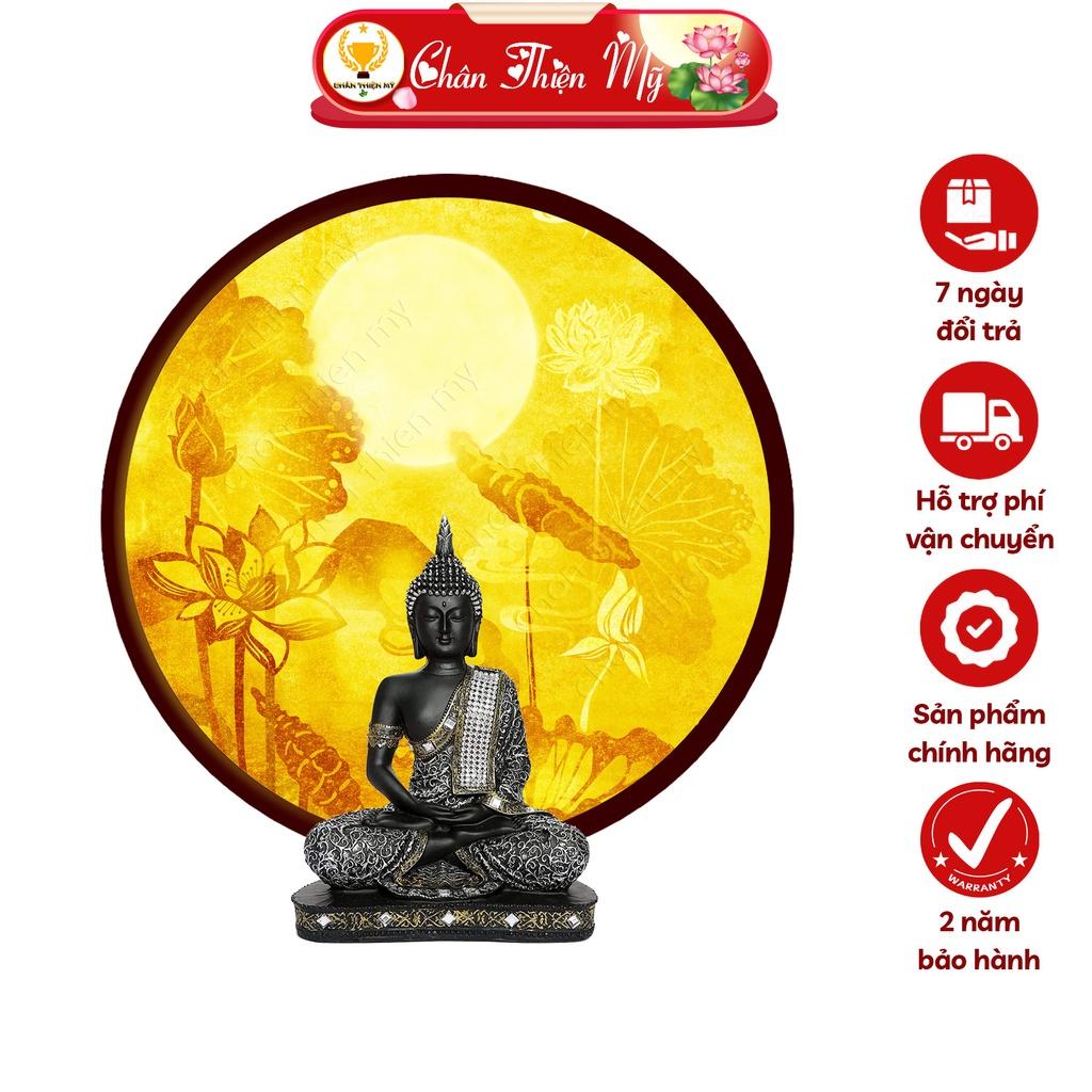 Đèn Thờ Hào Quang Phật Tranh Trúc Chỉ Tròn, Trang Trí Bàn Thờ, Hào Quang Trúc Chỉ Hoa Sen TC-HQ-156
