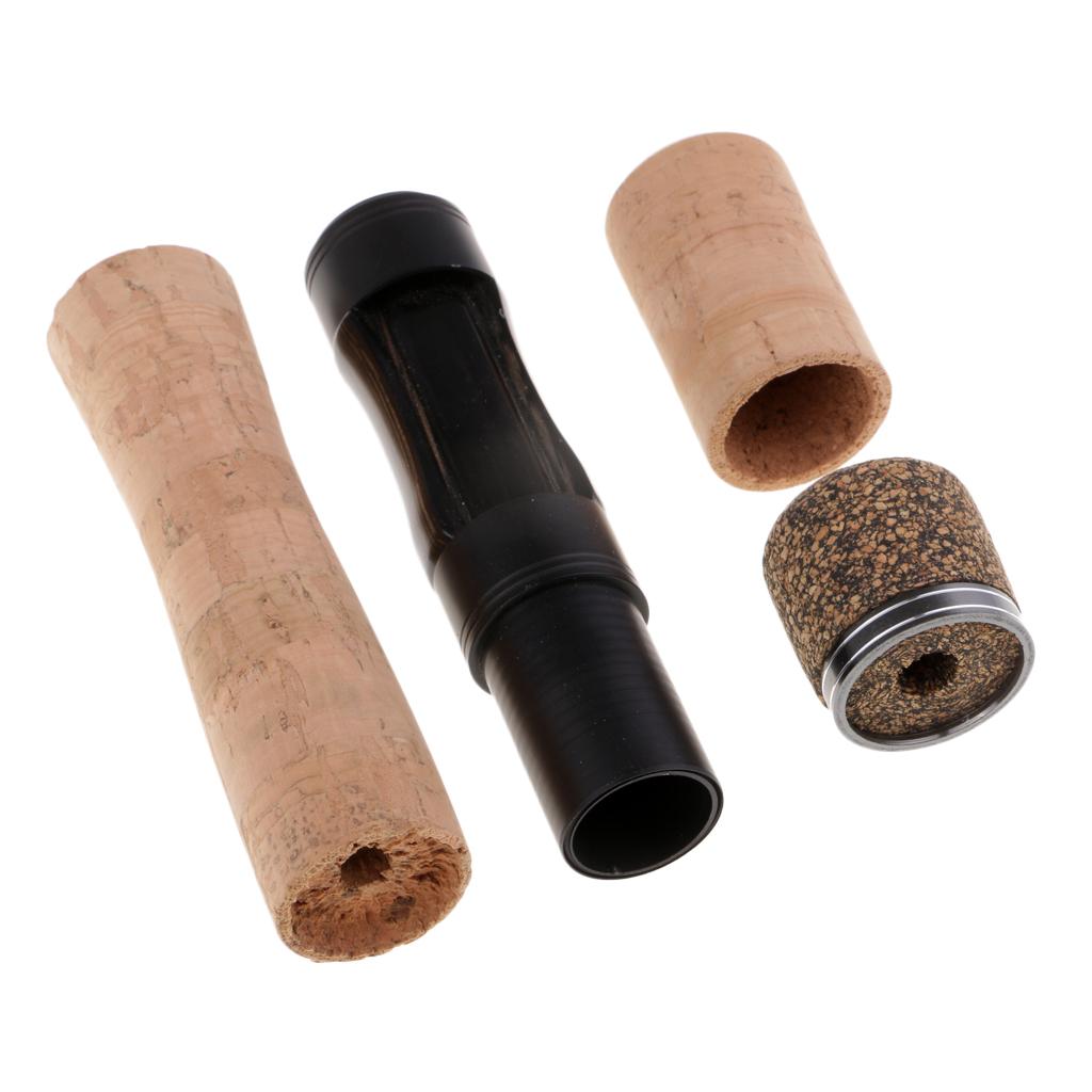 Fishing Rod Handle Grip Solid Wood Reel Seat Fishing Rod Repair Building Kit