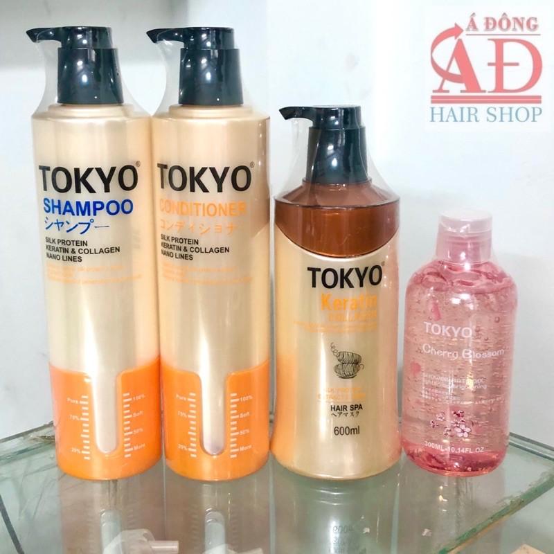 COMBO GỘI XẢ Ủ TÓC TOKYO - PHỤC HỒI TÓC HƯ TỔN (TẶNG KÈM SỮA TẮM)