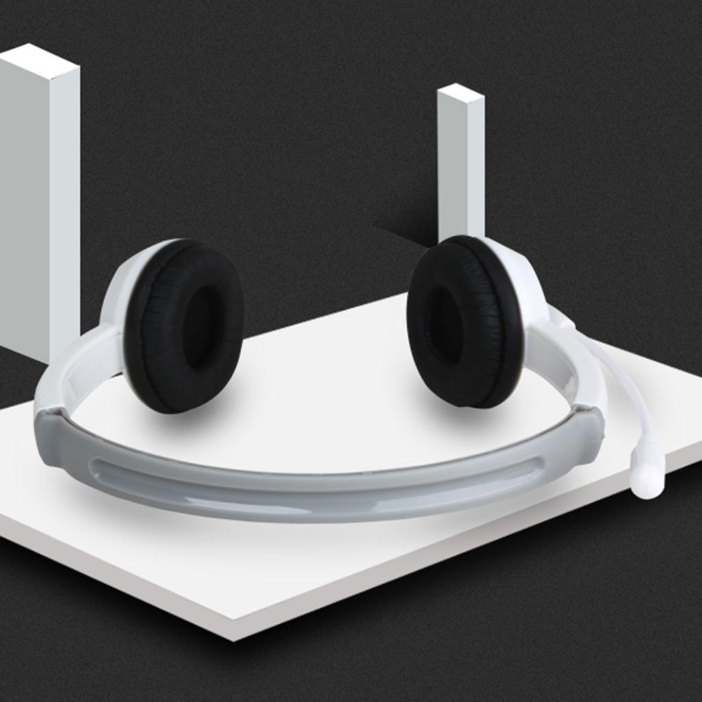 3.5mm   Children Headset Dual 3.5mm White