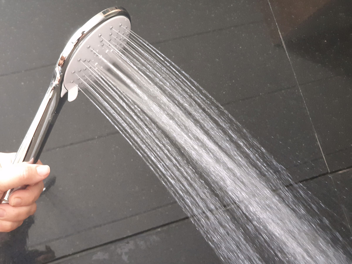 Tay sen vuông 3 chế độ chảy nhựa ABS mạ Chrome sáng bóng Eurolife EL-H200