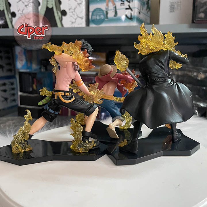 Mô hình anh em Luffy - Ace - Sabo - Mô hình One Piece - Set 3 Figure Action Luffy Ace Sabo