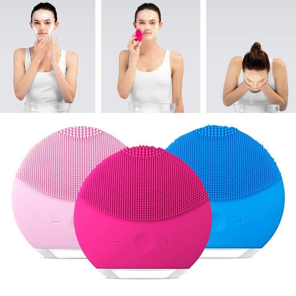 Combo 2 Máy rửa mặt, Máy tạo bọt, máy massage Forever Lina Mini