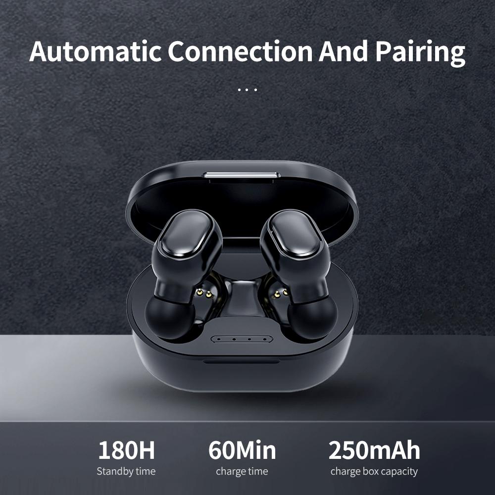 Tai nghe nhét tai không thấm nước cho Xe cộ / Thể thao Android / IOS A6S Wireless BT