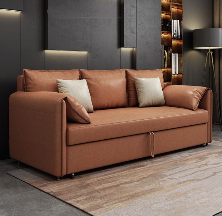 Sofa giường đa năng hộc kéo tay gối cao cấp HGK-21 Juno Sofa KT 1m8