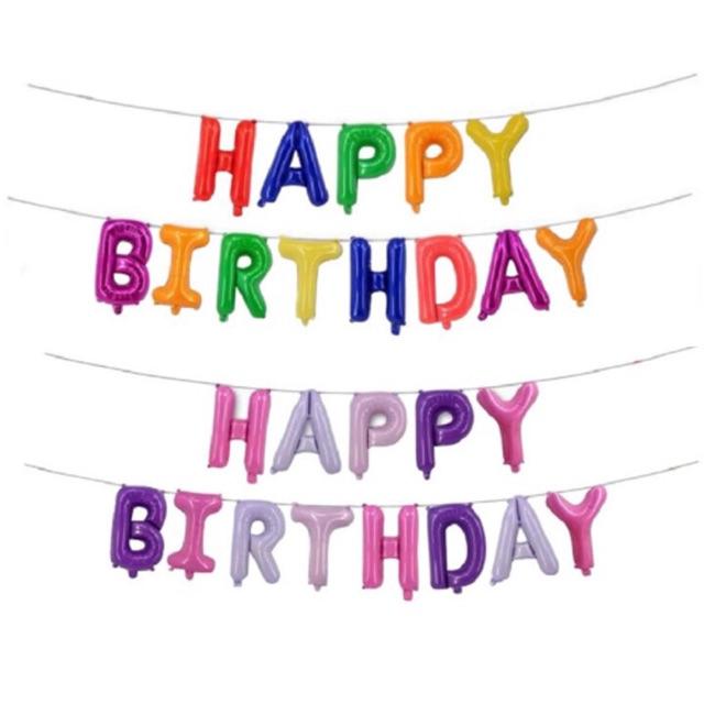 Bóng Happy birthday mẫu mới
