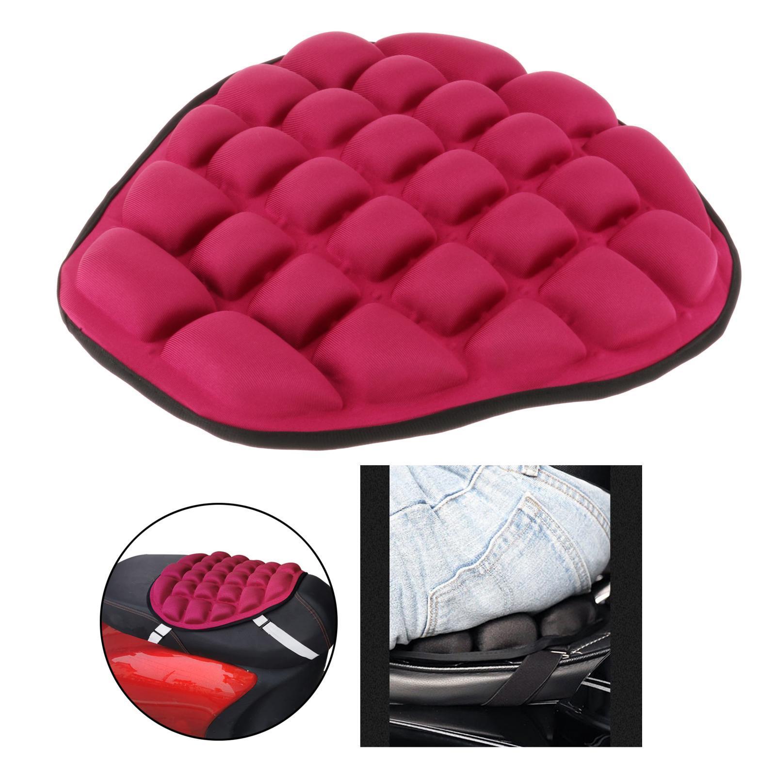 2x Motorcycle Seat Cushion Ride Seat Pad Bike Seat Cover Pad Fit for Touring Bikes
