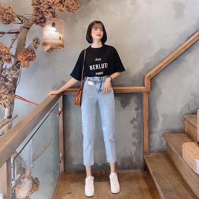 Quần baggy jean nữ