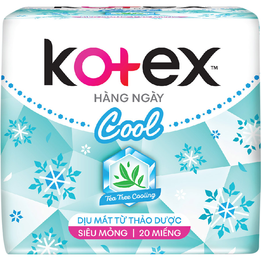 Combo 8 Băng Vệ Sinh Kotex Hằng Ngày Cool 20 miếng