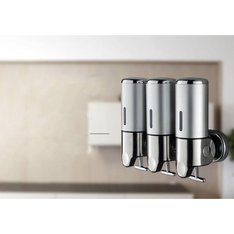 Bình lấy xà phòng tắm treo tường Hotel Lux Bathroom set box 3 bình