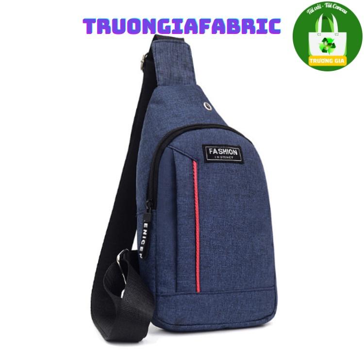Túi đeo xách Nam thời trang túi đeo ngực túi đeo vai thể thao chống mòn ba lô một mảnh chống nước Màu Xanh Hải Quân