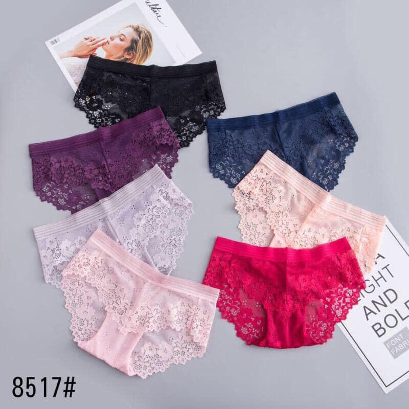LỐ 10 QUẦN LÓT REN HOA 8517 SIÊU HOT