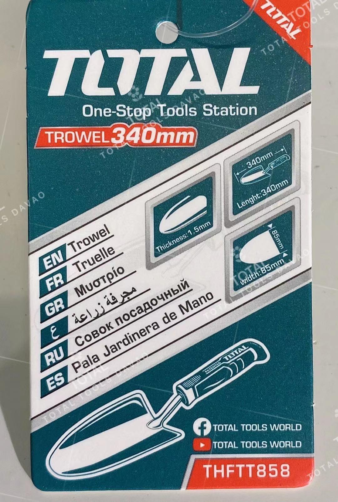 CÂY XẺNG XÚC ĐẤT LÀM VƯỜN 340MM TOTAL THFTT858 - HÀNG CHÍNH HÃNG