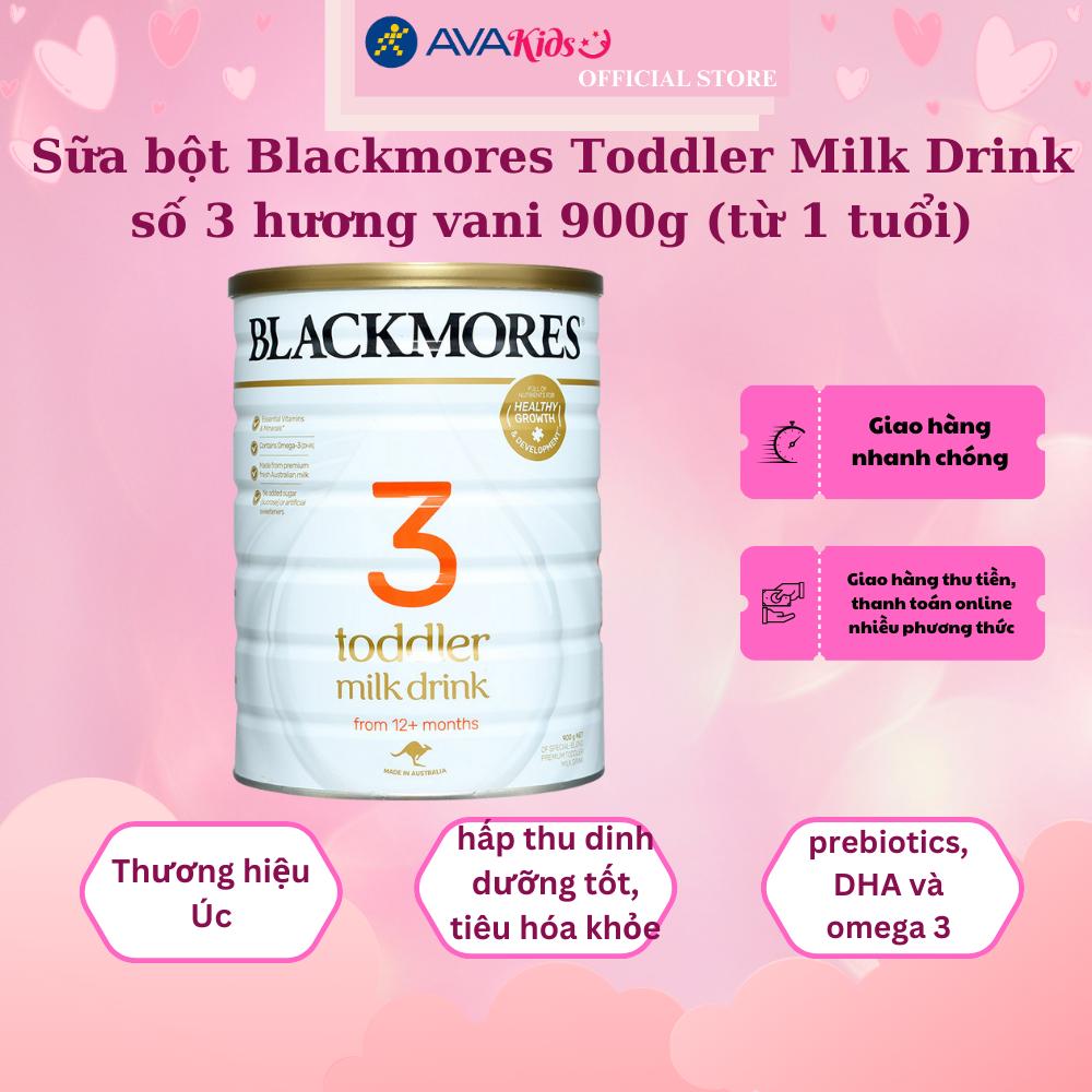 Sữa bột Blackmores Toddler Milk Drink số 3 hương vani 900g (từ 1 tuổi)