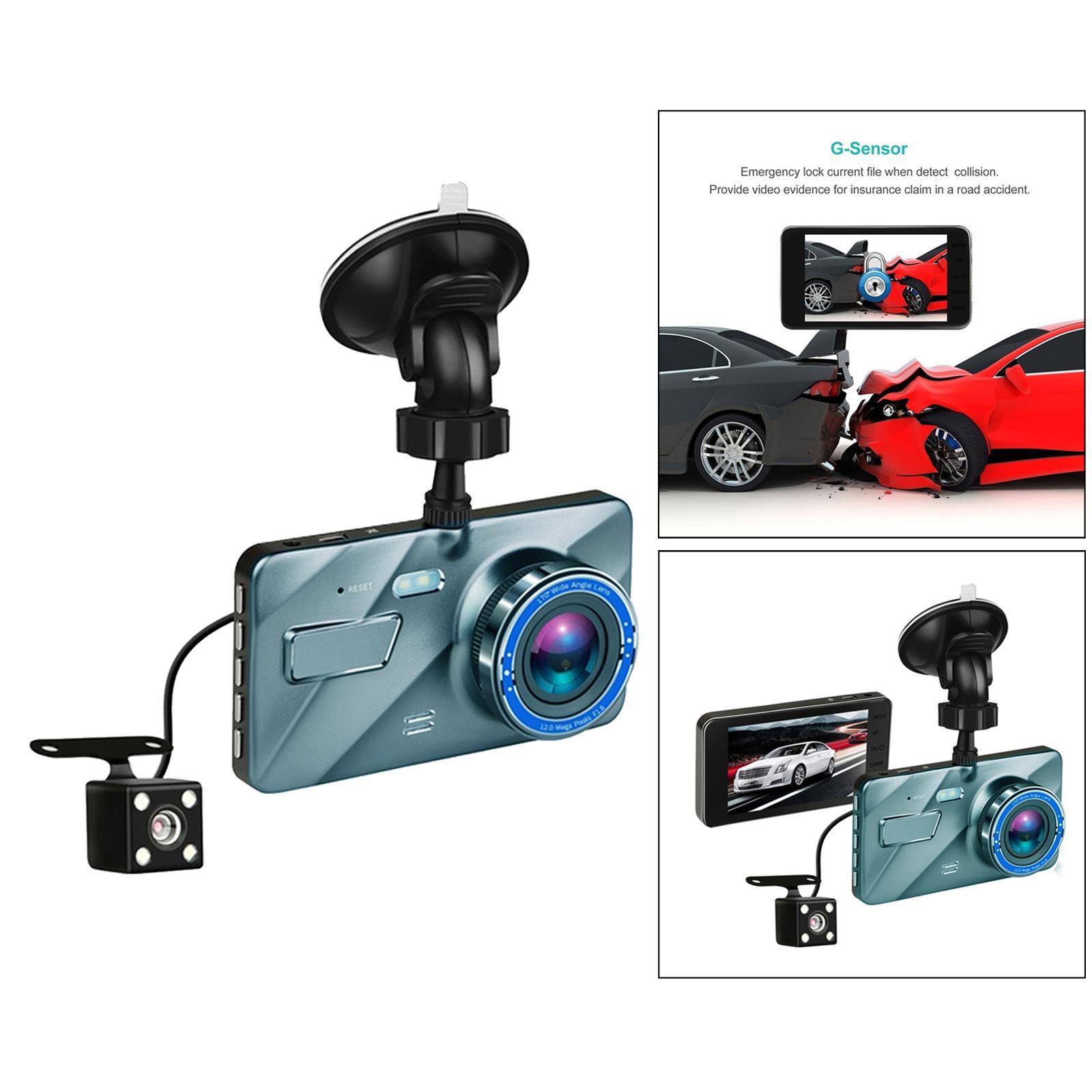 4'' Camera 1080P Car DVR Video Cam Night