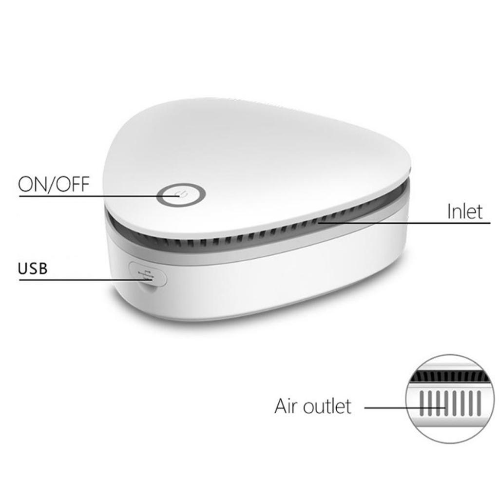 Mini Air Purifier Ozone Generator Smell Odour Steriliser for Home Travel
