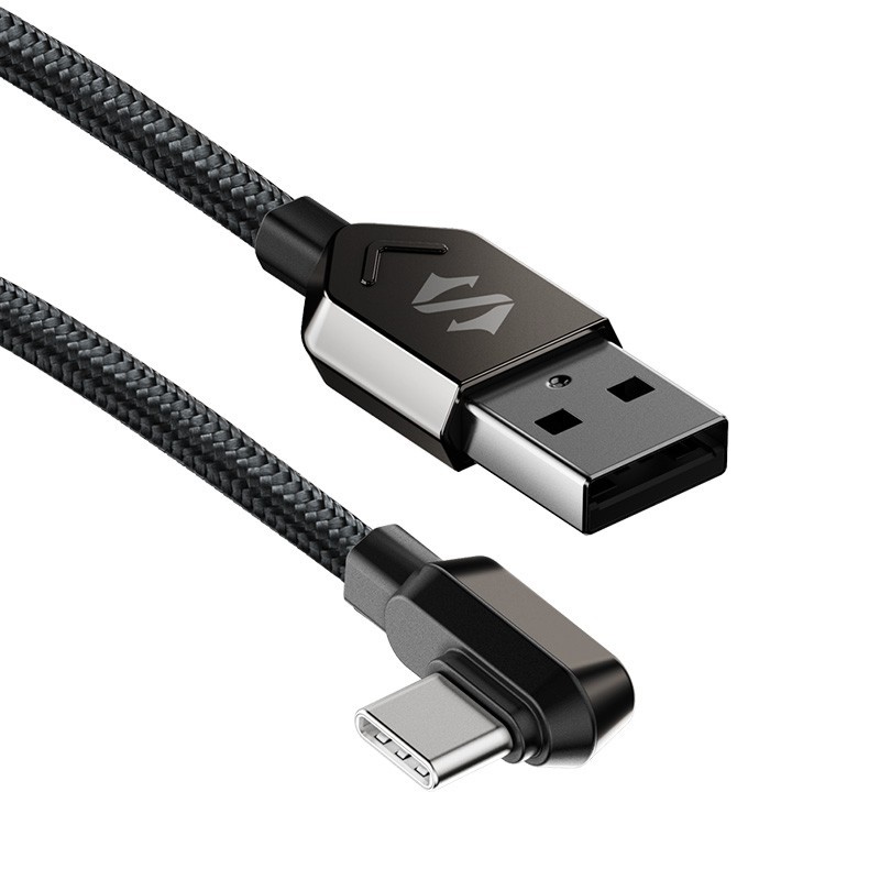 Cáp sạc nhanh truyền dữ liệu vuông góc USB-C Black Shark - HÀNG CHÍNH HÃNG