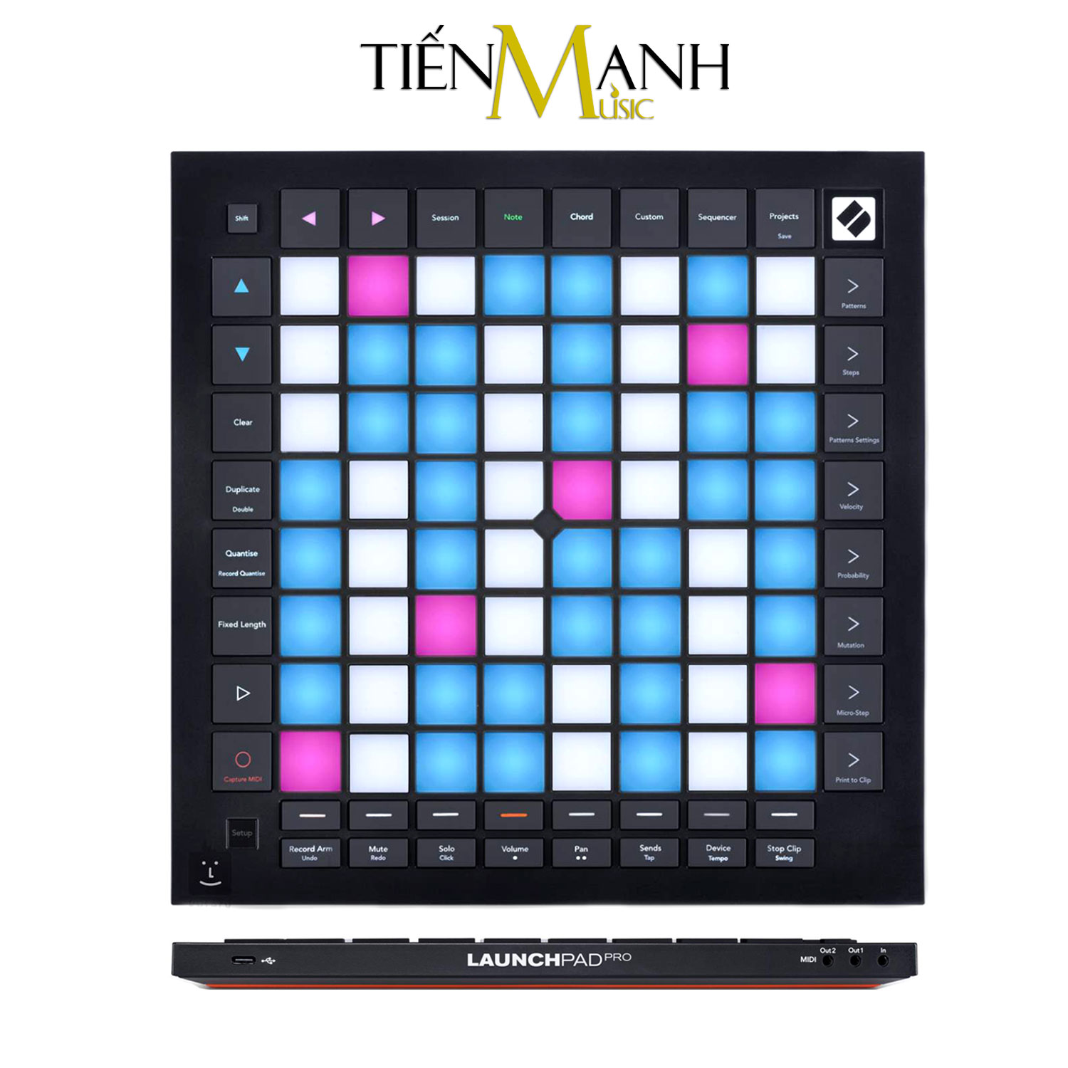 Novation Launchpad Pro MK3 Bàn phím sáng tác - Sản xuất âm nhạc Producer Professional 64-Pad Grid Ableton Live - Kèm Móng Gẩy DreamMaker