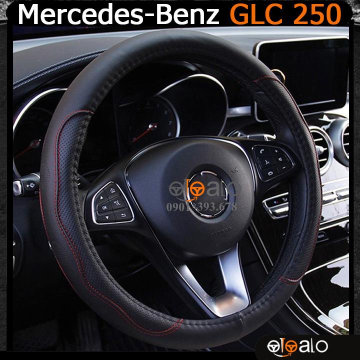 Bọc vô lăng xe ô tô Mercedes Benz GLC 200 da PU cao cấp - OTOALO