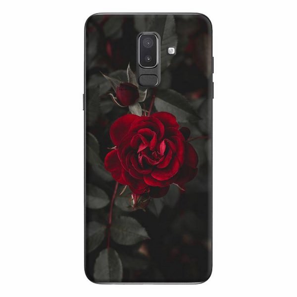Ốp Lưng Dành Cho Điện Thoại Samsung Galaxy J8 2018 - Hoa Hồng Đỏ