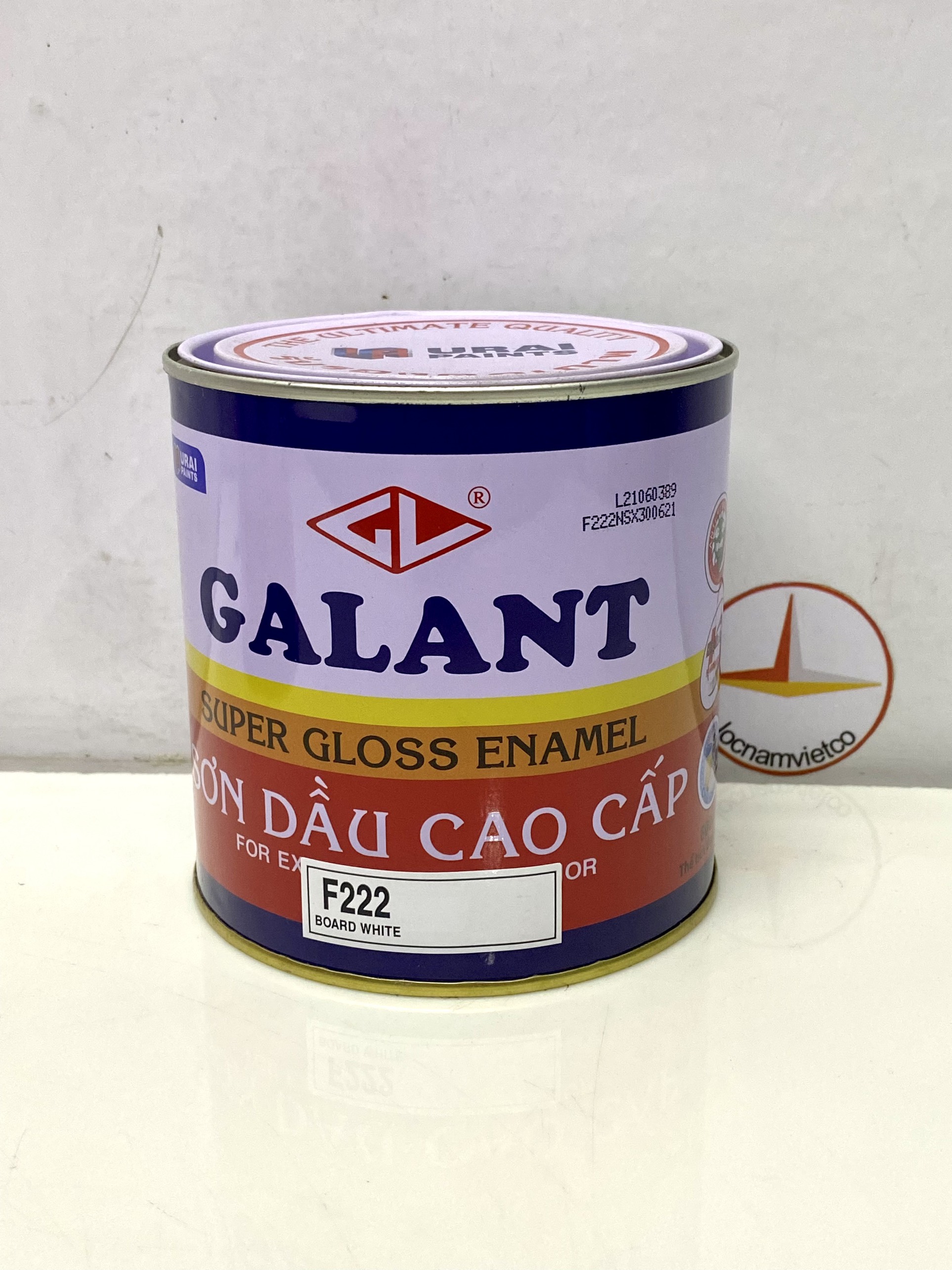 Sơn dầu Galant màu Flat White F222 _ 0.8L