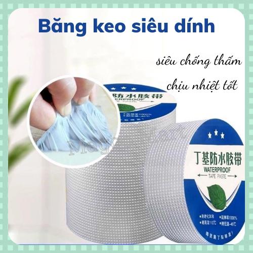 Băng keo siêu dính, siêu chống thấm đa năng rộng 5cm-10cm/ dài 5m/ băng keo chống dột