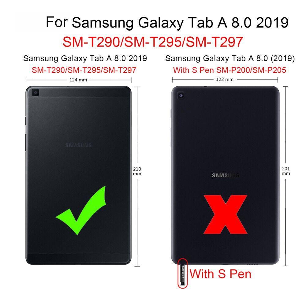 Vỏ máy tính bảng chống sốc bằng silicon mềm Rainbow Mouse cho Samsung Galaxy Tab A 8.0 2019 Sm-T290 Sm-T295 Sm-T297
