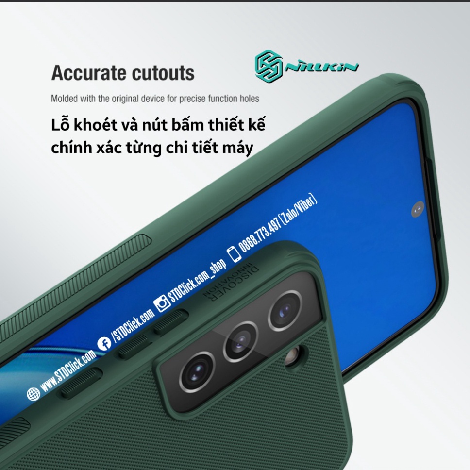 ỐP LƯNG DÀNH CHO ĐIỆN THOẠI SAMSUNG GALAXY S22 5G NILLKIN NHỰA CỨNG VIỀN DẺO