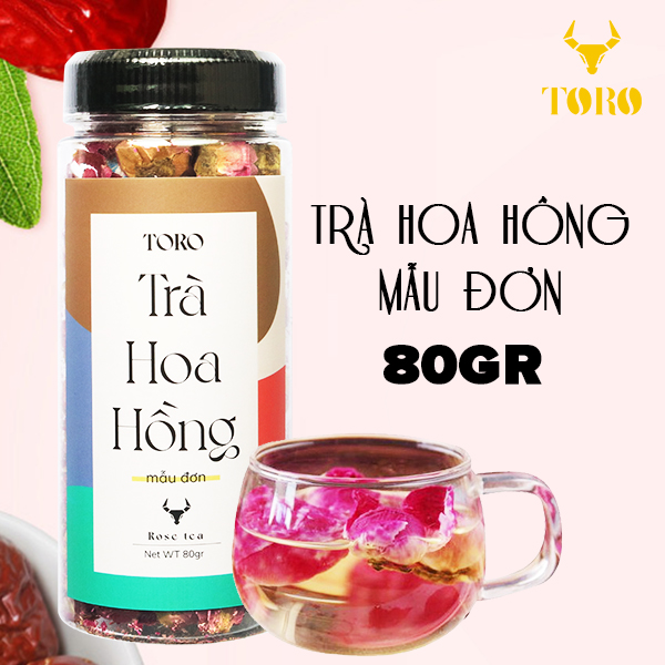 [80GR] Trà Hoa Hồng Mẫu Đơn Toro Nguyên Chất 100% | TORO FARM