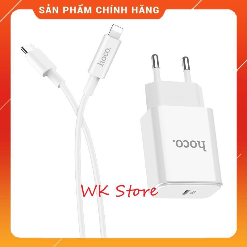 Bộ sạc nhanh cho Iphone Hoco C71A (hỗ trợ sạc nhanh 18w) hàng chính hãng