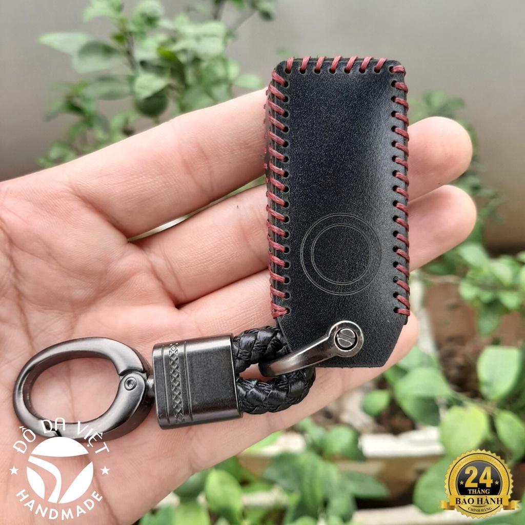 Bao Da Chìa Khóa Remote Pitech chống trộm, keyfob Pi V1 và V2. da thật 100%, bảo hành 2 năm