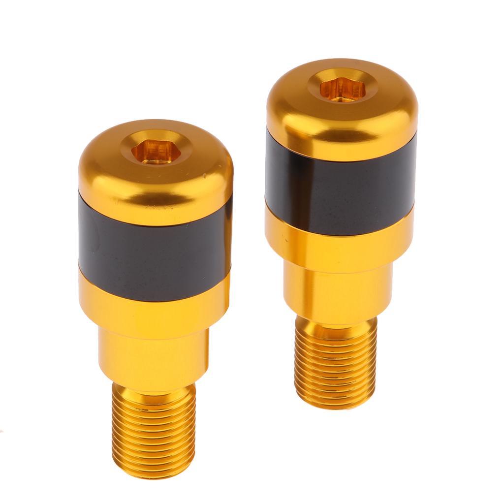 CNC Handlebar Grip End Plugs Cap Slider For Yamaha MT-07 MT-09 MT-10 MT-125