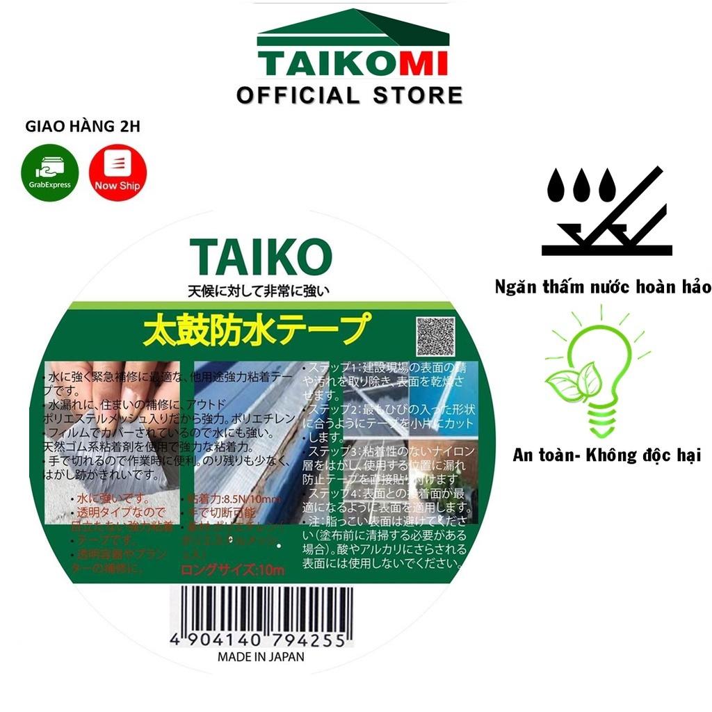 Băng keo chống thấm Taikomi - Chống dột mái tôn, khe tôn và tường hiệu quả cao, siêu bám dính