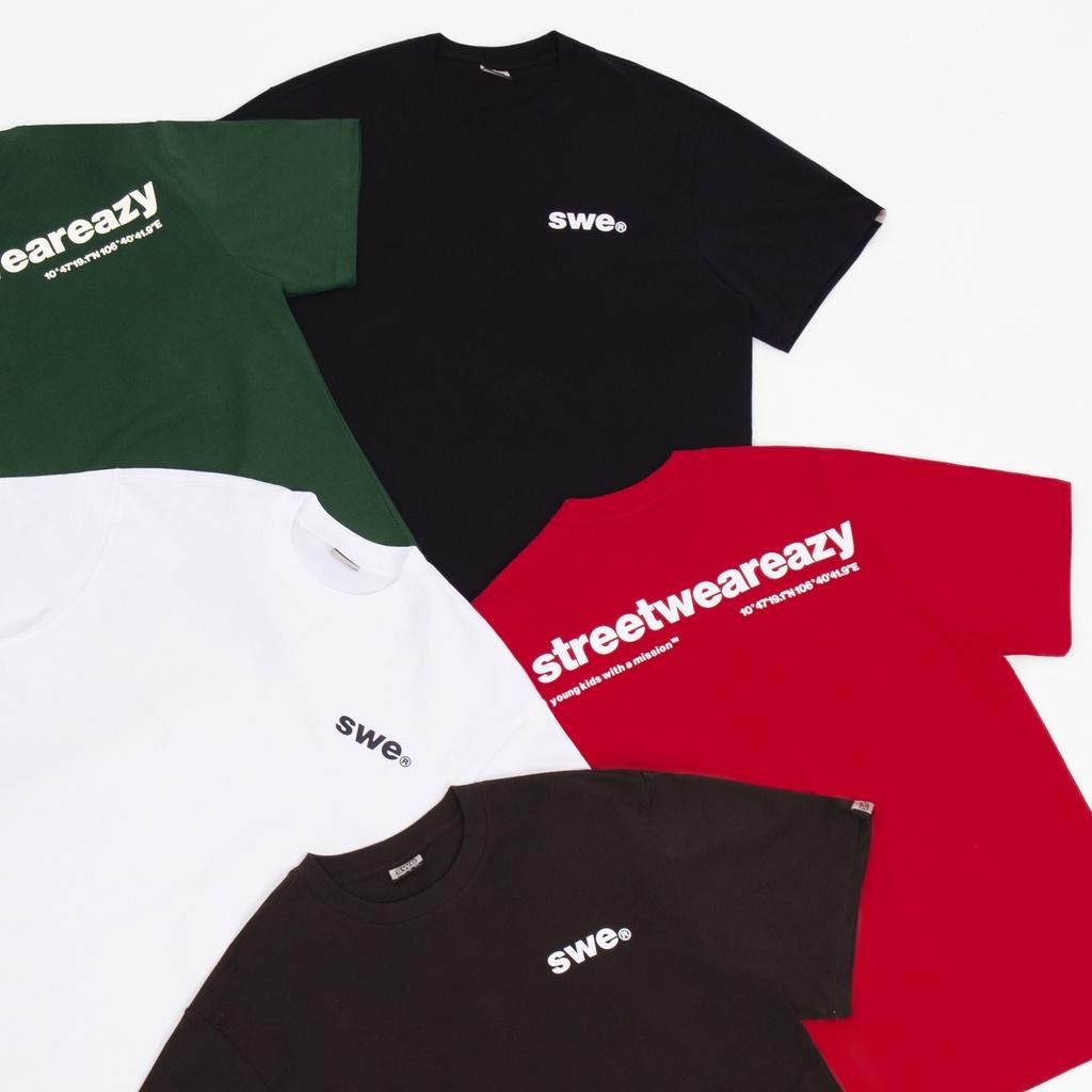 Áo thun cổ tròn SWE TYPE TEE unisex, cotton thoáng mát, dày dặn, thời trang chính hãng
