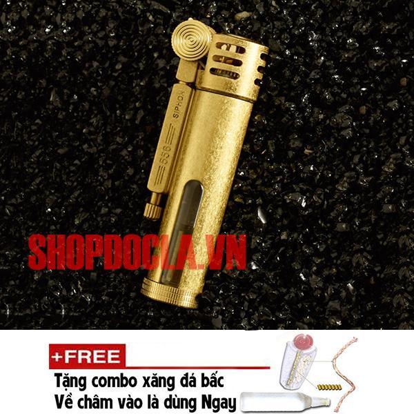 Bật Lửa Độc Chất Liệu Đồng Zorro Z556 đồng nguyên khối vân xước siêu đẹp, bat lua zorro Z556