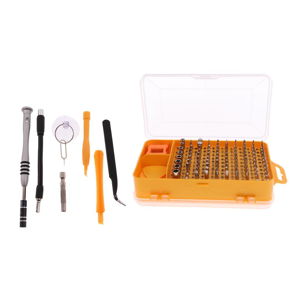110 in 1 Multi-Bit Precision Screwdriver Tweezers for Cell Phone Repair Tool