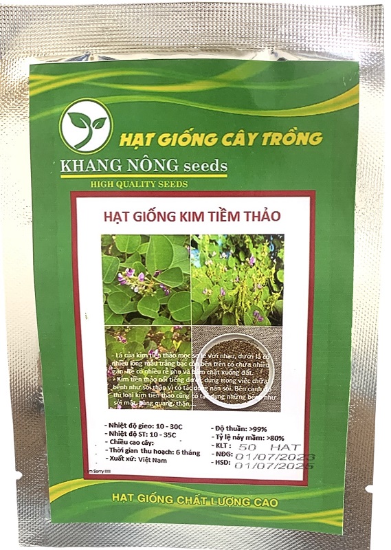 Hạt Giống Kim-Tiền-Thảo - Cây Dược Liệu 4 Mùa Năng Suất - Gói 50 Hạt