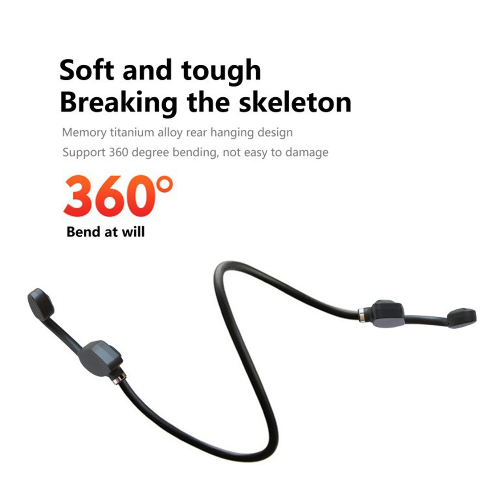 Bone Conduction Headphones Open-Ear Sweatproof for Bicycling Fitness