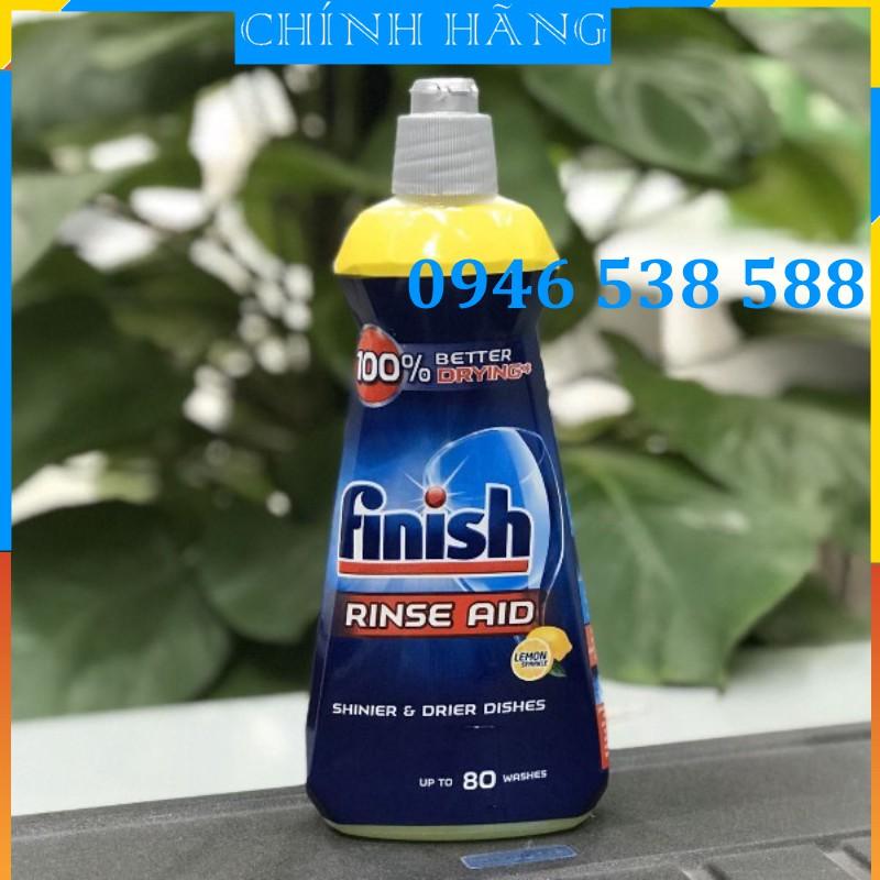 Nước làm bóng finish 1150ml, 800ml, 750ml, 400ml dùng cho Máy rửa bát, Nước dung dịch dầu làm bóng bát chén ly finish