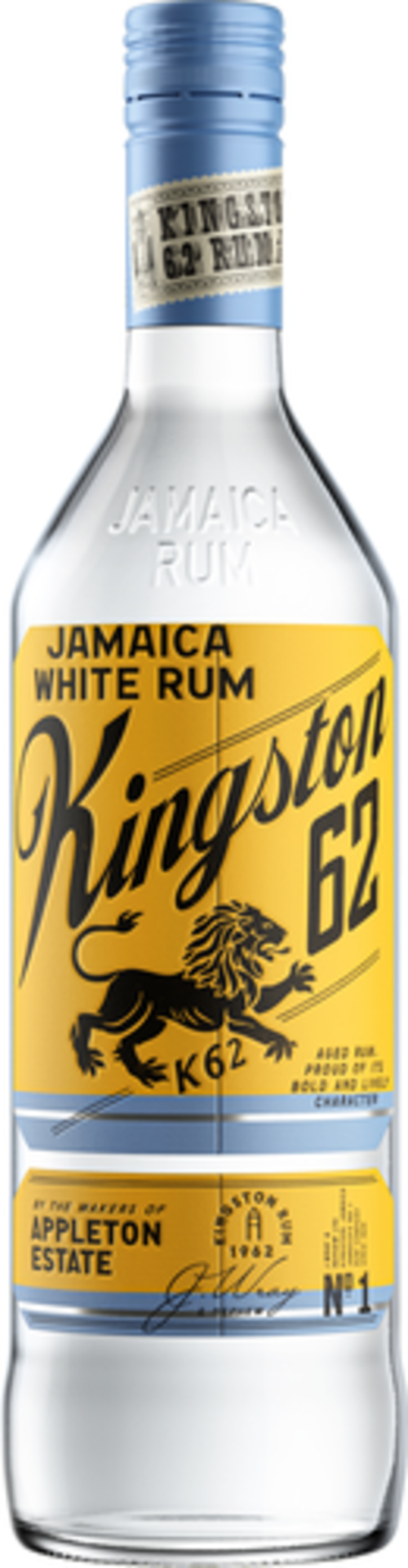 Rượu Kingston 62 Jamaica White Rum 40% 1x0.75L